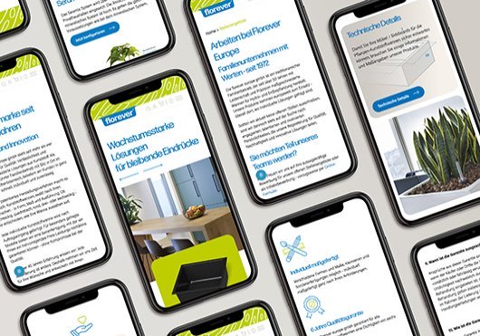 Online-Shop für die florever europe GmbH