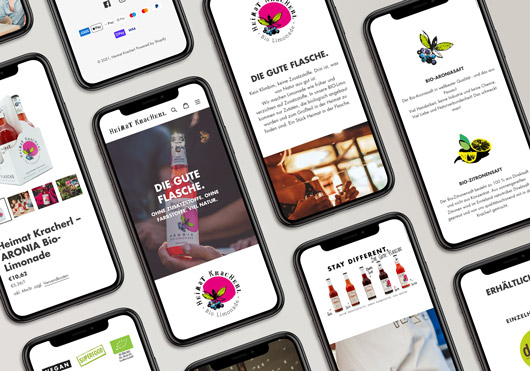 Online-Shop Webdesign Heimatkracherl